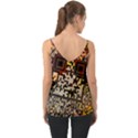 Root Humanity Bar And Qr Code Flash Orange and Purple Chiffon Cami View2