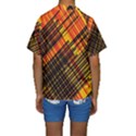 Root Humanity Orange Yellow and Black Kids  Short Sleeve Swimwear View2