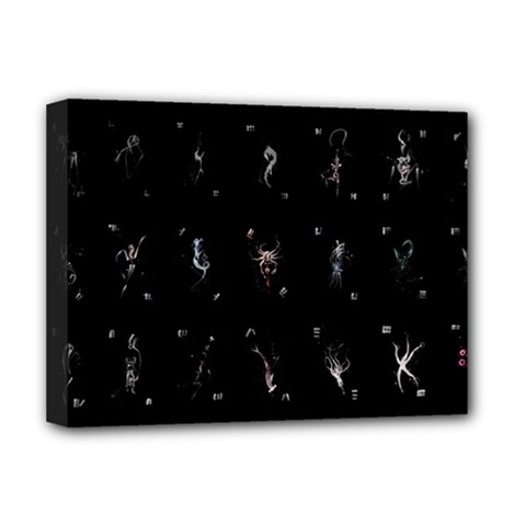 Sequence Card Collection Deluxe Canvas 16  X 12  (stretched)  by WetdryvacsLair