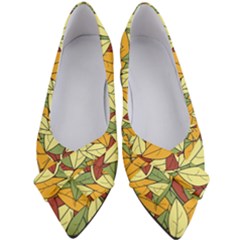 Autumn Bright Leaves Women s Bow Heels by UniqueThings