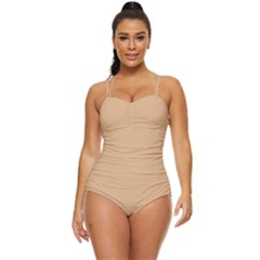 Desert Mist Retro Full Coverage Swimsuit