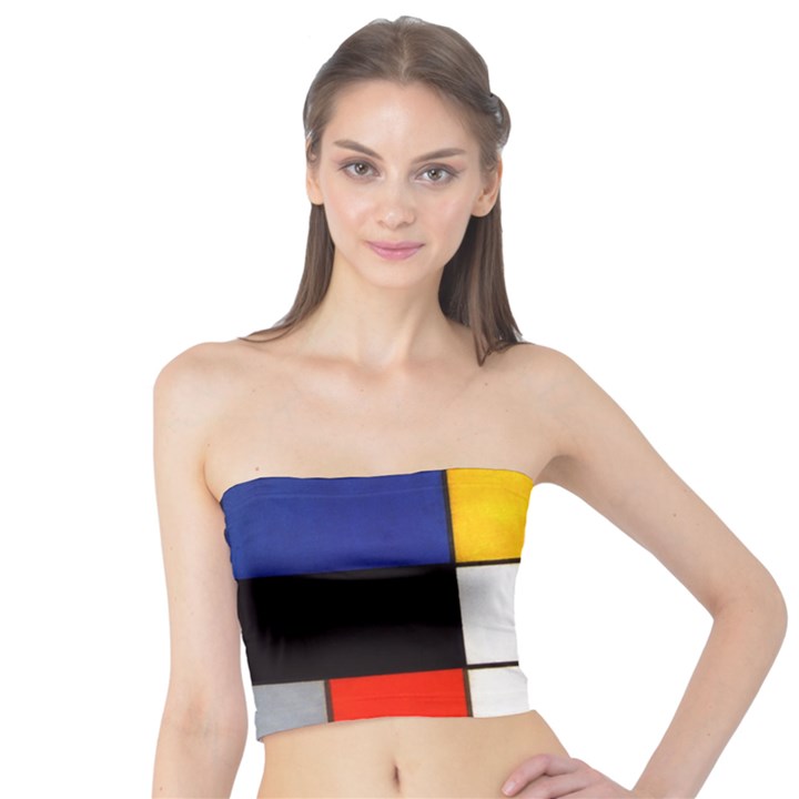 Composition A By Piet Mondrian Tube Top