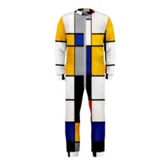 Composition A By Piet Mondrian Onepiece Jumpsuit (kids) by maximumstreetcouture