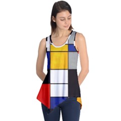 Composition A By Piet Mondrian Sleeveless Tunic