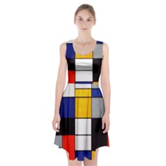 Composition A By Piet Mondrian Racerback Midi Dress by maximumstreetcouture