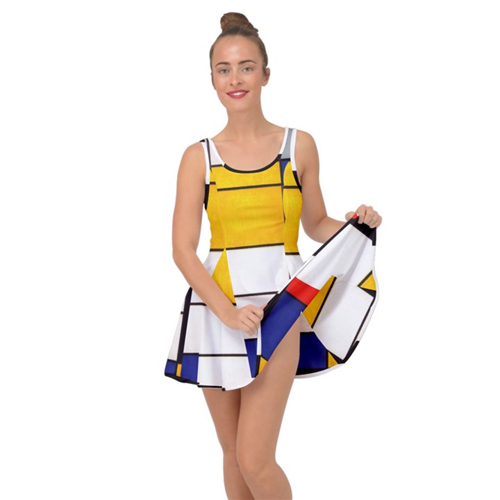 Composition A By Piet Mondrian Inside Out Casual Dress