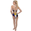 Composition A By Piet Mondrian Plunging Cut Out Swimsuit View2