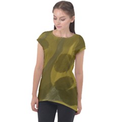 Olives Cap Sleeve High Low Top by kiernankallan