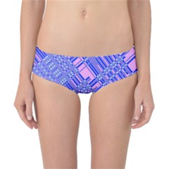 Root Humanity Barcode Purple Pink And Galuboi Classic Bikini Bottoms by WetdryvacsLair