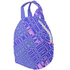 Root Humanity Barcode Purple Pink And Galuboi Travel Backpacks by WetdryvacsLair