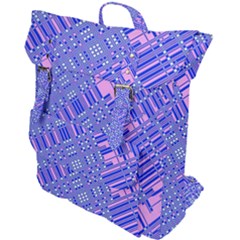 Root Humanity Barcode Purple Pink And Galuboi Buckle Up Backpack by WetdryvacsLair