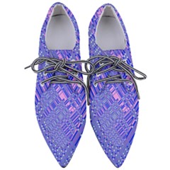 Root Humanity Barcode Purple Pink And Galuboi Pointed Oxford Shoes by WetdryvacsLair