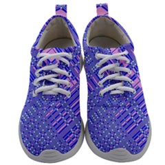 Root Humanity Barcode Purple Pink And Galuboi Mens Athletic Shoes by WetdryvacsLair