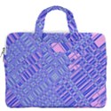 Root Humanity Barcode Purple Pink and Galuboi MacBook Pro Double Pocket Laptop Bag (Large) View2