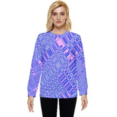 Root Humanity Barcode Purple Pink And Galuboi Hidden Pocket Sweatshirt by WetdryvacsLair