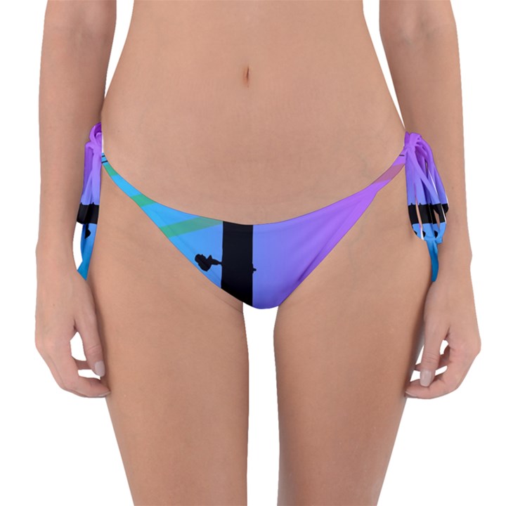 Vaporwave Wires And Transformer Reversible Bikini Bottom