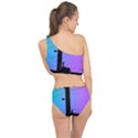 Vaporwave Wires And Transformer Spliced Up Two Piece Swimsuit View2