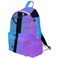 Vaporwave Wires And Transformer The Plain Backpack by WetdryvacsLair