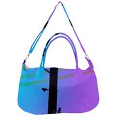 Vaporwave Wires And Transformer Removal Strap Handbag by WetdryvacsLair