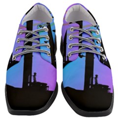 Vaporwave Wires And Transformer Women Heeled Oxford Shoes by WetdryvacsLair