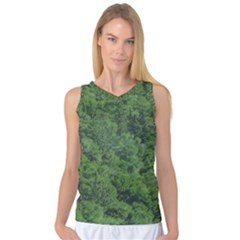 Leafy Forest Landscape Photo Women s Basketball Tank Top by dflcprintsclothing