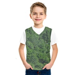 Leafy Forest Landscape Photo Kids  Basketball Tank Top by dflcprintsclothing