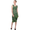 Leafy Forest Landscape Photo Sleeveless Pencil Dress View3