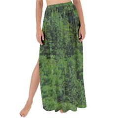 Leafy Forest Landscape Photo Maxi Chiffon Tie-up Sarong by dflcprintsclothing