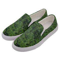 Leafy Forest Landscape Photo Men s Canvas Slip Ons by dflcprintsclothing