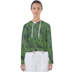 Leafy Forest Landscape Photo Women s Slouchy Sweat by dflcprintsclothing