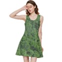 Leafy Forest Landscape Photo Inside Out Racerback Dress View1