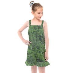 Leafy Forest Landscape Photo Kids  Overall Dress by dflcprintsclothing