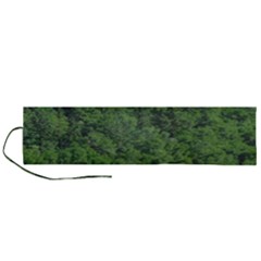 Leafy Forest Landscape Photo Roll Up Canvas Pencil Holder (l) by dflcprintsclothing