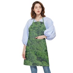 Leafy Forest Landscape Photo Pocket Apron by dflcprintsclothing