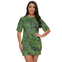 Leafy Forest Landscape Photo Just Threw It On Dress by dflcprintsclothing