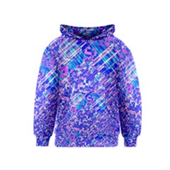 Root Humanity Bar And Qr Code Combo In Purple And Blue Kids  Pullover Hoodie by WetdryvacsLair