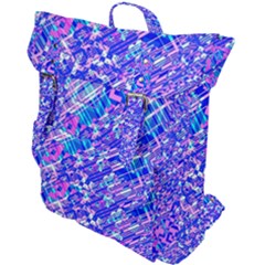 Root Humanity Bar And Qr Code Combo In Purple And Blue Buckle Up Backpack by WetdryvacsLair