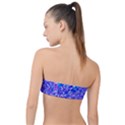 Root Humanity Bar And Qr Code Combo in Purple and Blue Classic Bandeau Bikini Top  View2