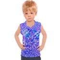 Root Humanity Bar And Qr Code Combo in Purple and Blue Kids  Sport Tank Top View1