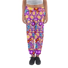 Flower Bomb1 Women s Jogger Sweatpants by PatternFactory