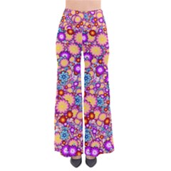 Flower Bomb1 So Vintage Palazzo Pants by PatternFactory