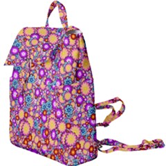 Flower Bomb1 Buckle Everyday Backpack by PatternFactory