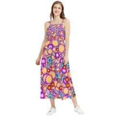 Flower Bomb1 Boho Sleeveless Summer Dress by PatternFactory