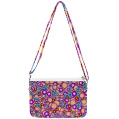 Flower Bomb1 Double Gusset Crossbody Bag by PatternFactory