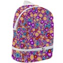 Flower Bomb1 Zip Bottom Backpack View2