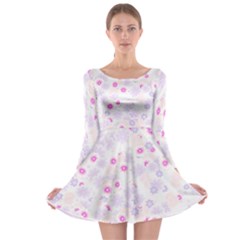 Flower Bomb 5 Long Sleeve Skater Dress