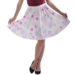 Flower Bomb 5 A-line Skater Skirt