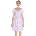 Flower Bomb 5 Short Sleeve Bardot Dress View1