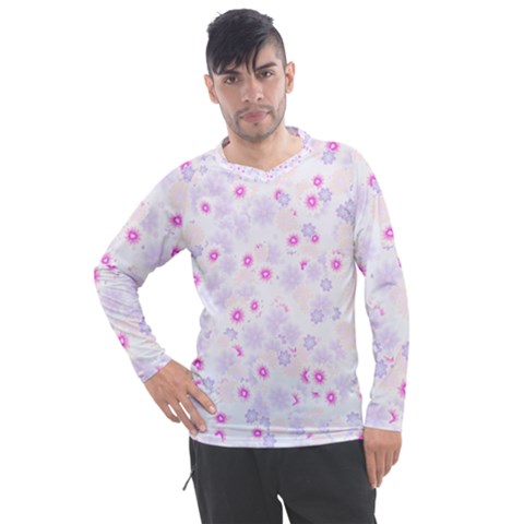 Flower Bomb 5 Men s Pique Long Sleeve Tee by PatternFactory