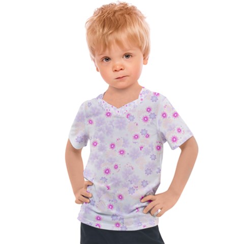 Flower Bomb 5 Kids  Sports Tee by PatternFactory